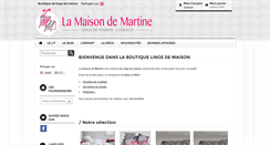 Desktop Screenshot of la-maison-de-martine.com