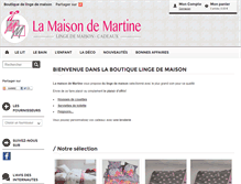 Tablet Screenshot of la-maison-de-martine.com